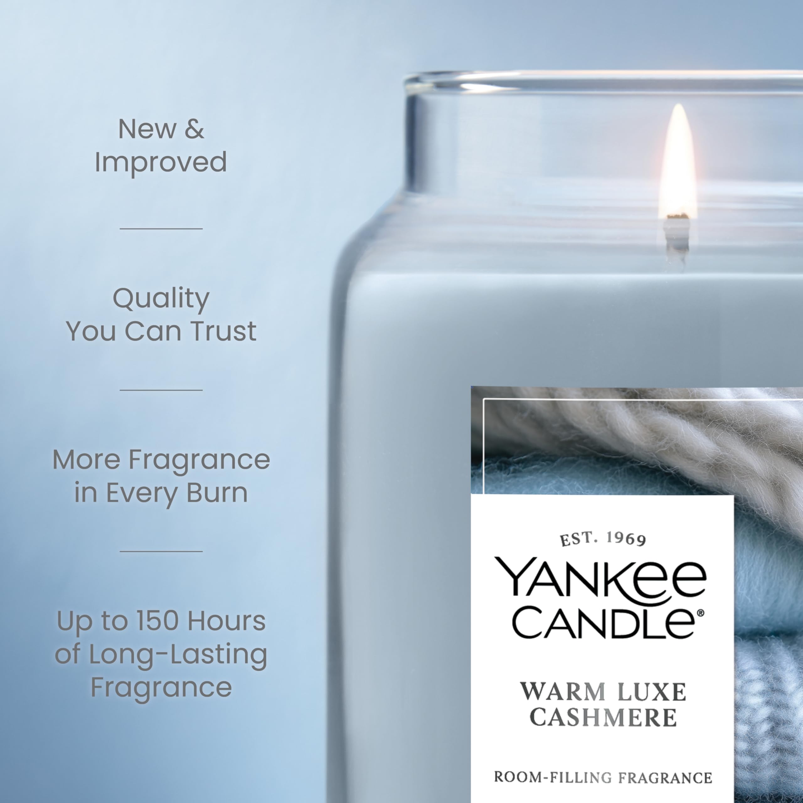 Foto 4 pulgar | Vela Aromática Yankee Candle Warm Luxe Cashmere 650 Ml - Venta Internacional.