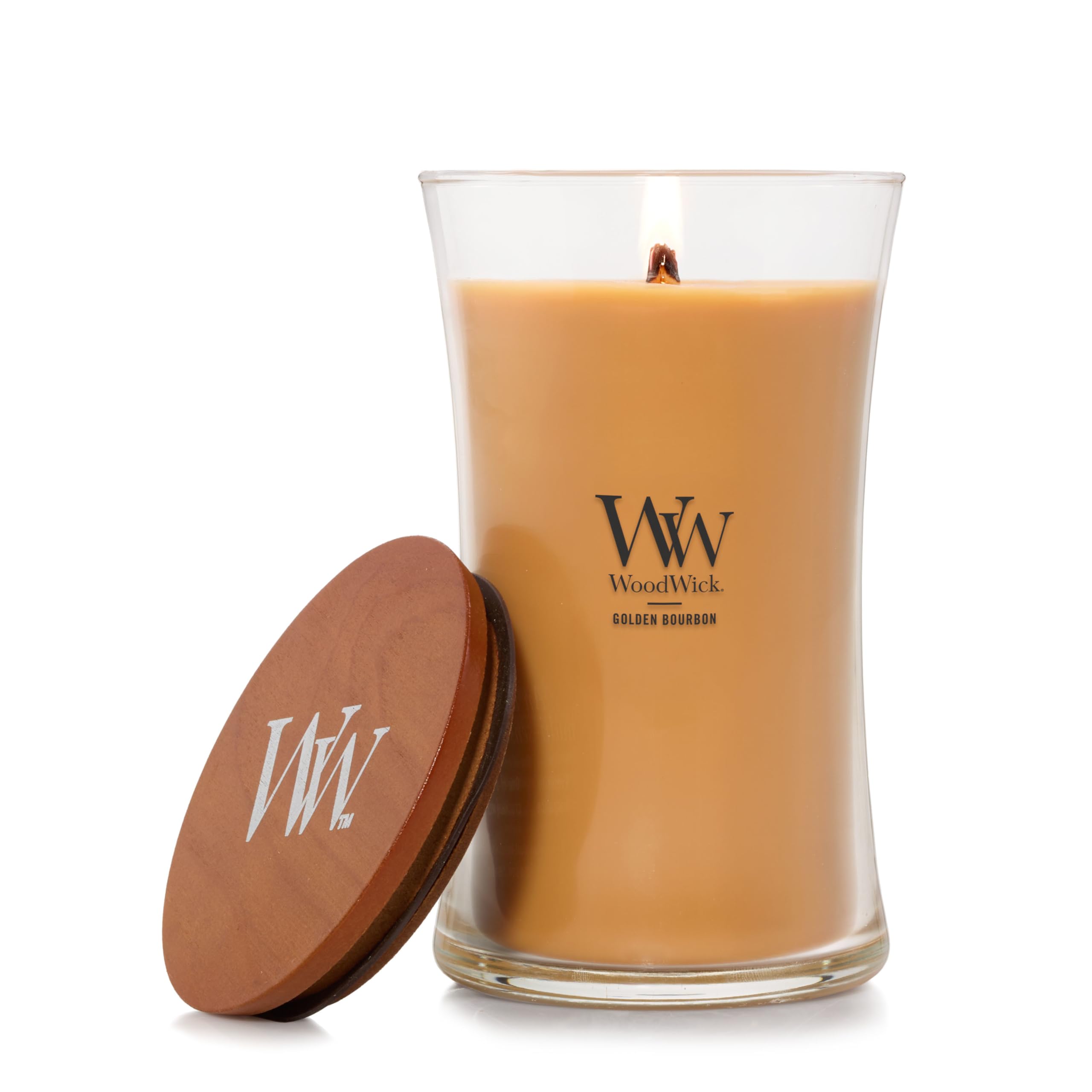 Foto 1 | Candle Woodwick Golden Bourbon, Tamaño Grande, 630 Ml, 120 G - Venta Internacional.