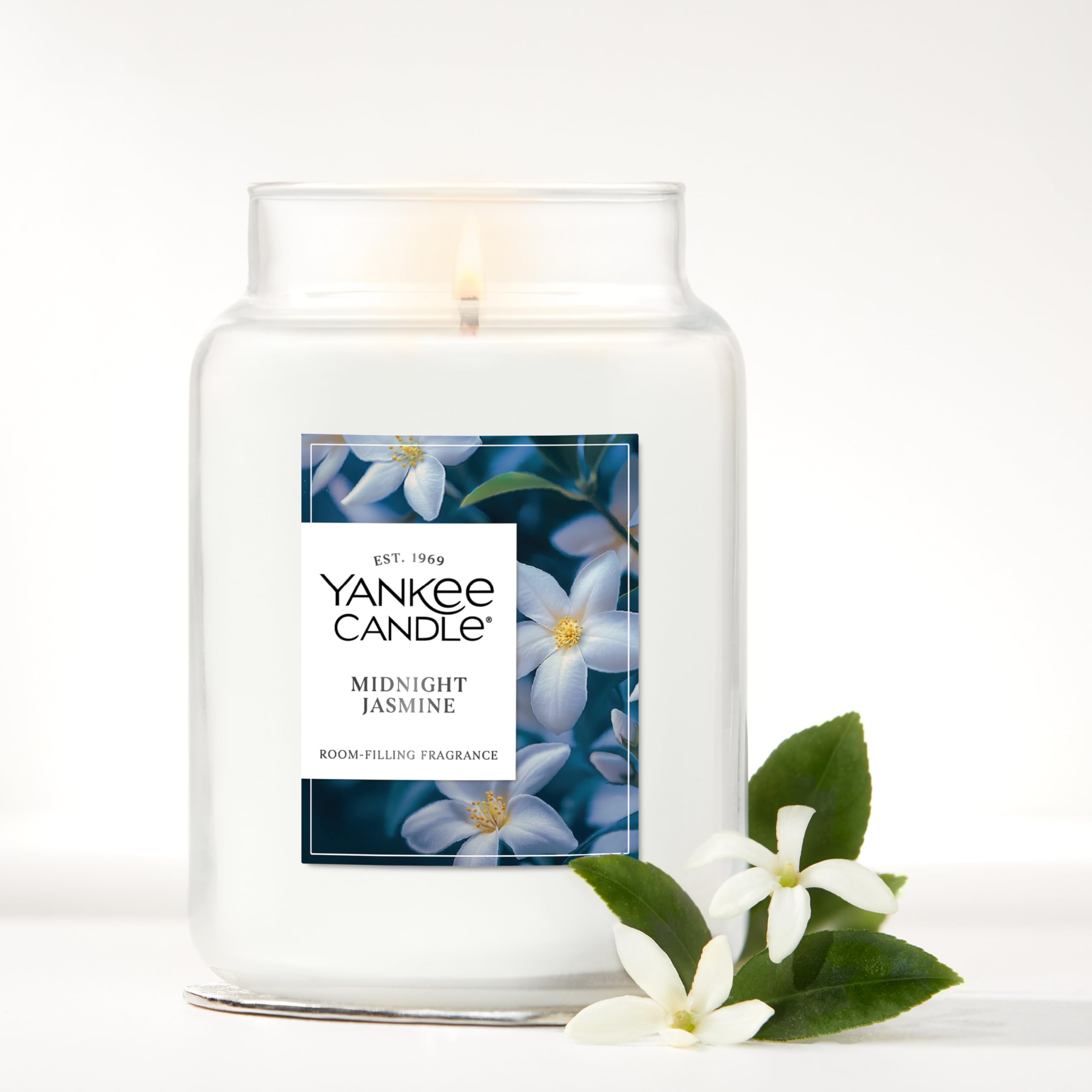 Foto 5 pulgar | Candle Yankee Candle, Tarro Grande, Jazmín De Medianoche, 650 Ml - Venta Internacional.