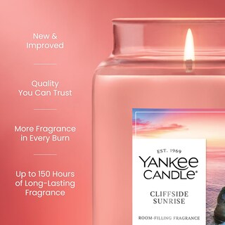 Foto 3 | Tarro Grande De Candle Yankee Candle Cliffside Sunrise, 660 Ml - Venta Internacional.