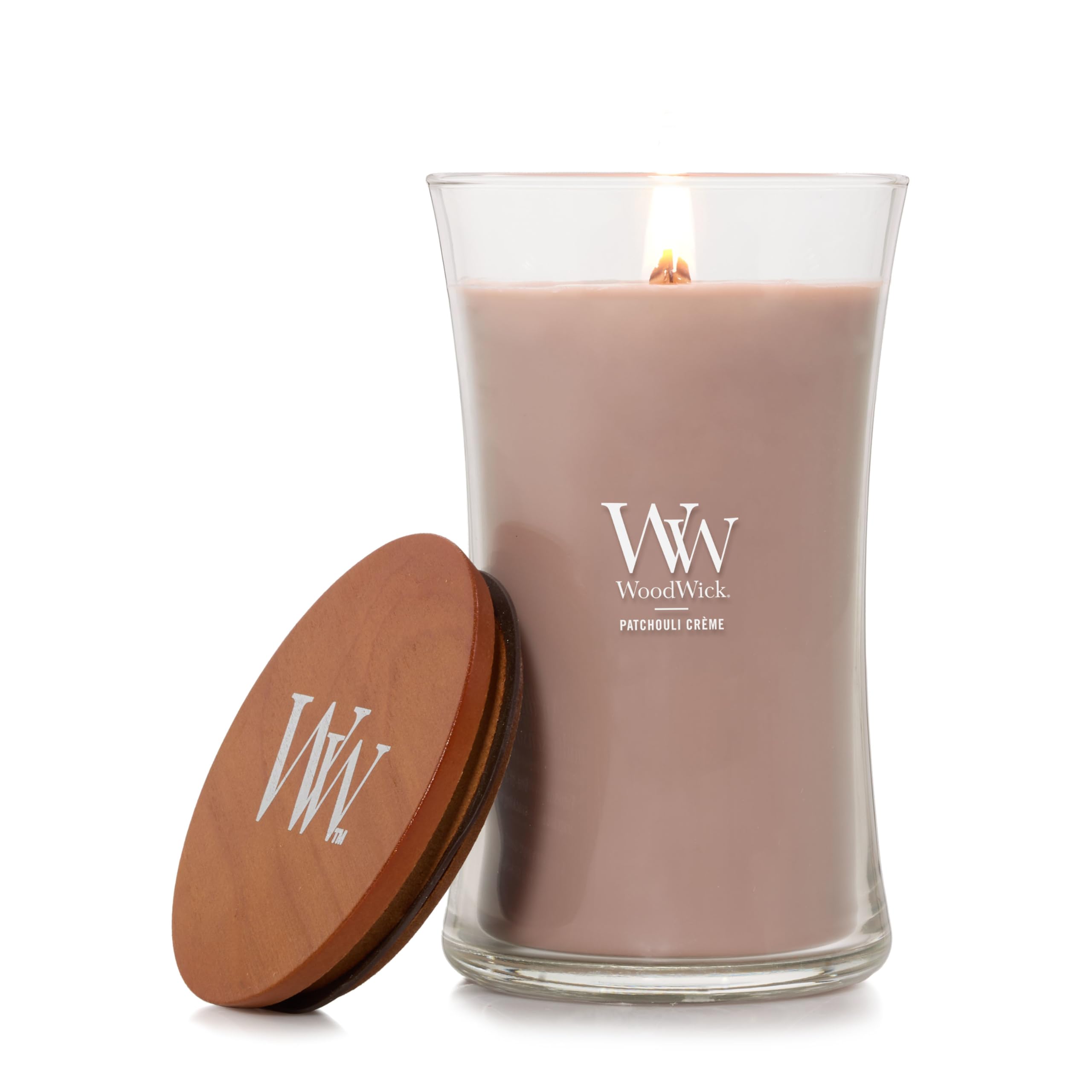 Foto 1 | Crema Aromática De Pachulí Candle Woodwick, Tamaño Grande, 620 Ml, 120 H - Venta Internacional.