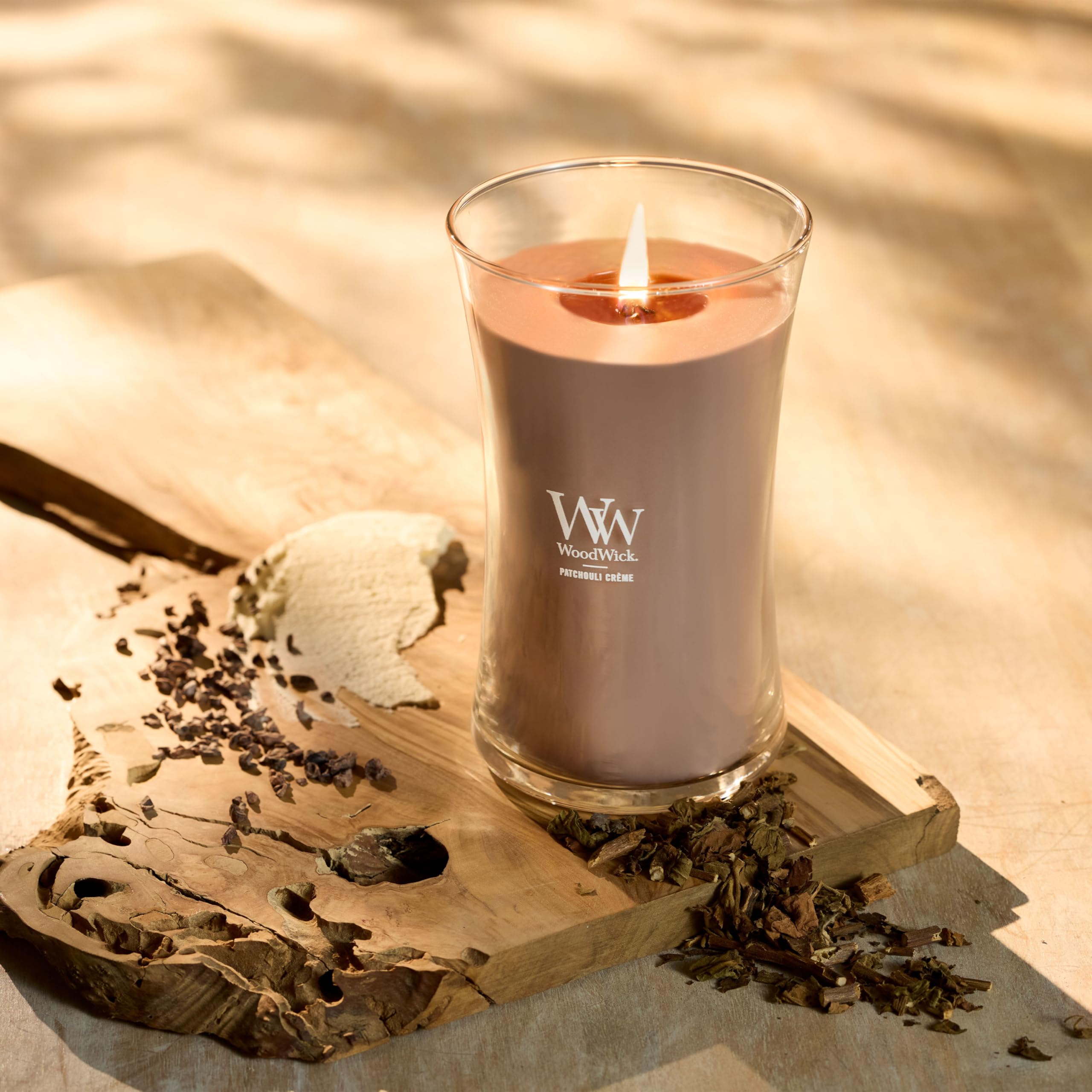 Foto 4 | Crema Aromática De Pachulí Candle Woodwick, Tamaño Grande, 620 Ml, 120 H - Venta Internacional.