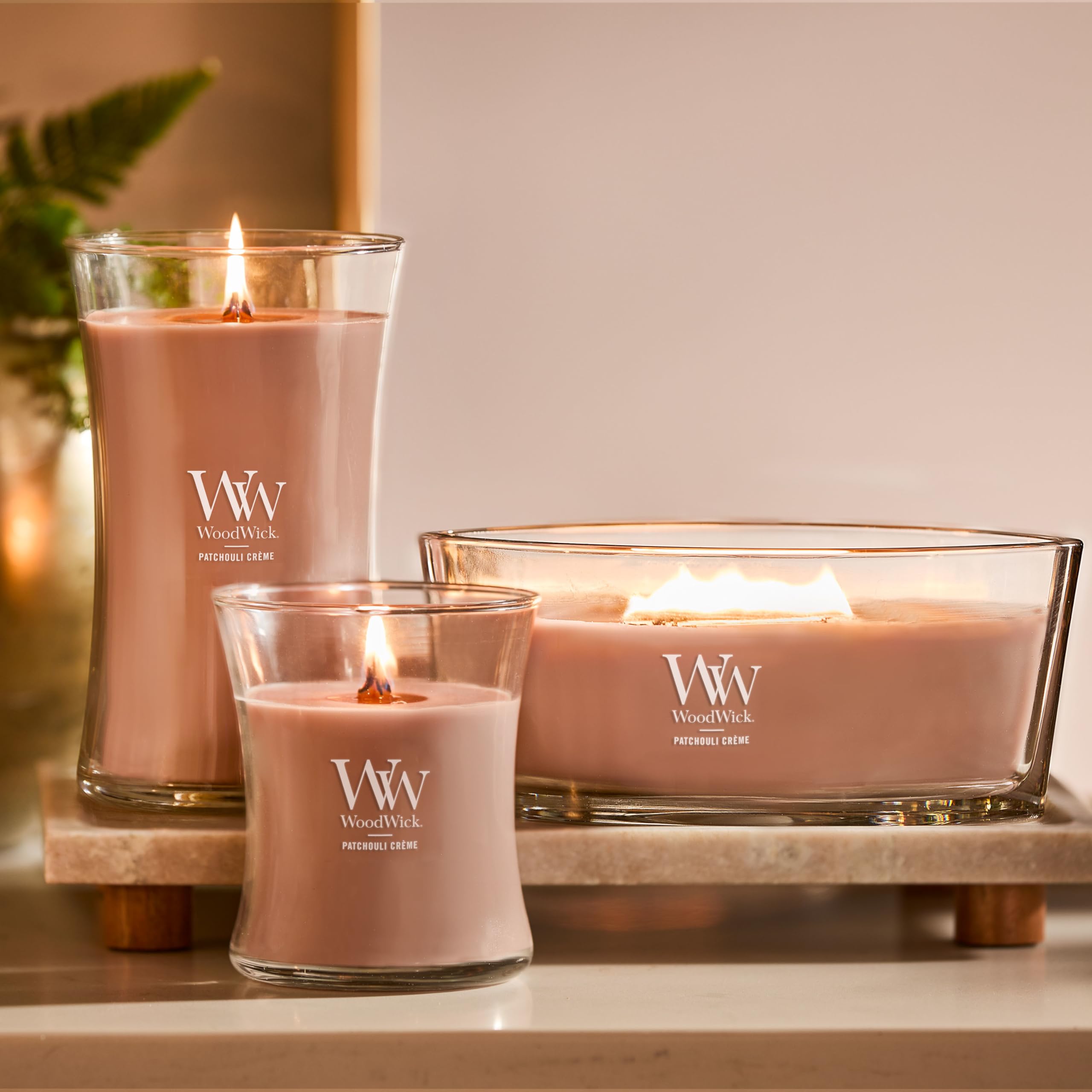 Foto 5 | Crema Aromática De Pachulí Candle Woodwick, Tamaño Grande, 620 Ml, 120 H - Venta Internacional.