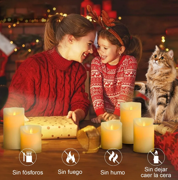 Foto 4 pulgar | Velas LED Xtellar 3 Piezas