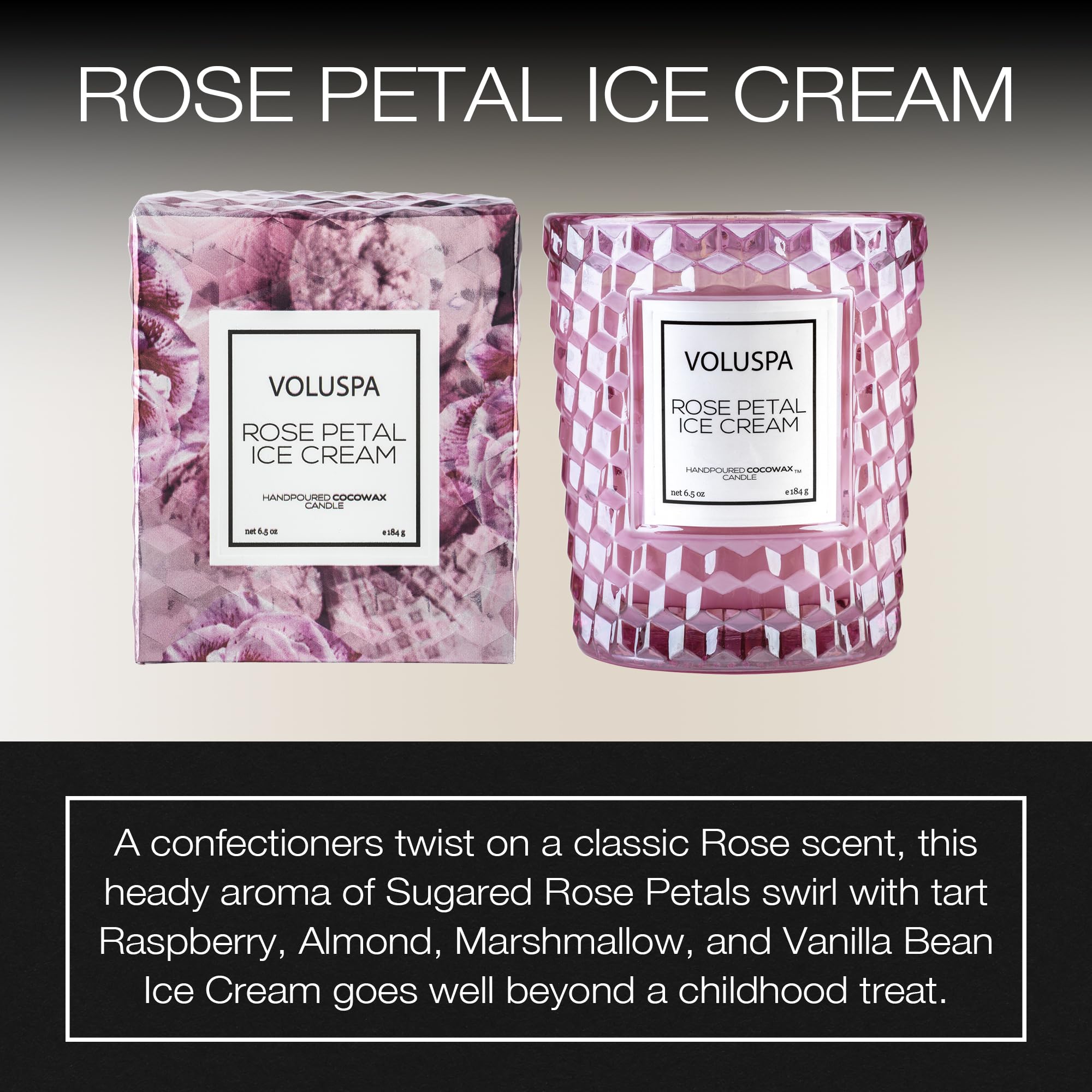 Foto 3 pulgar | Helado De Pétalos De Rosa Candle Voluspa, 190 Ml, 40 H De Duración - Venta Internacional.