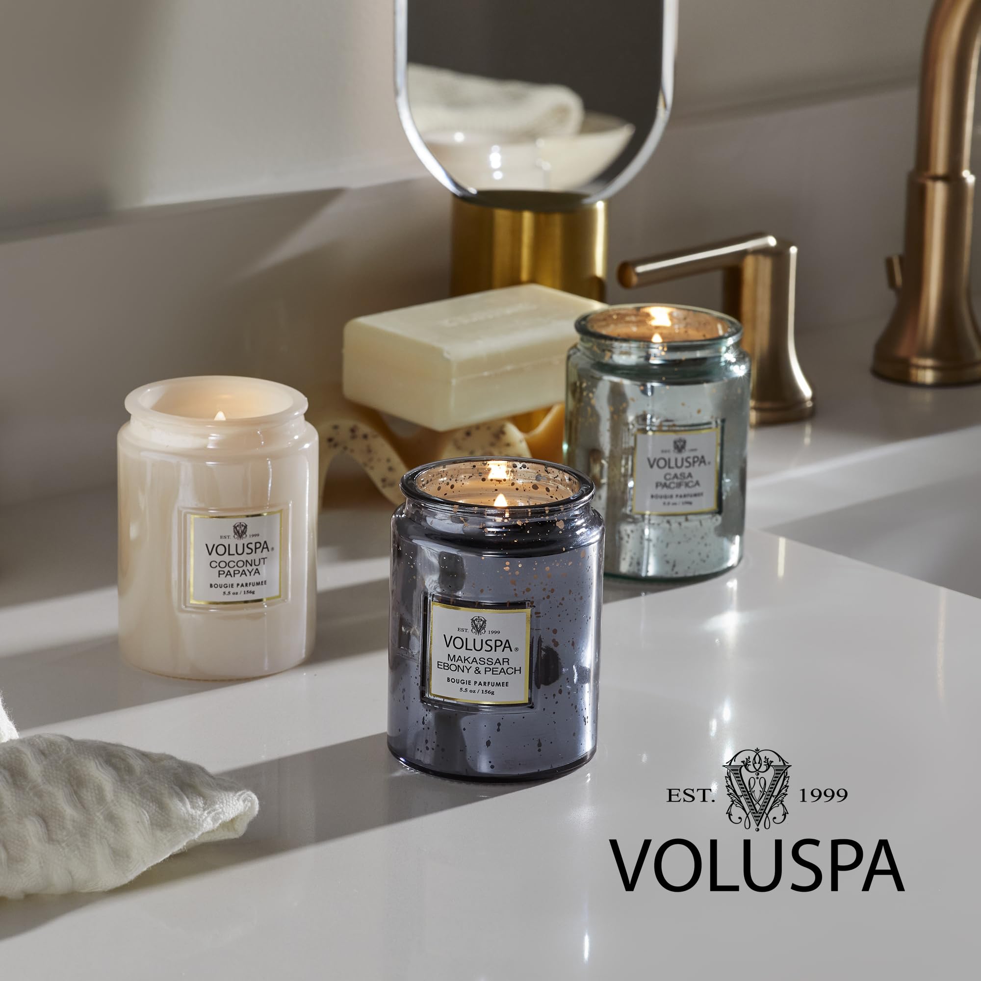 Foto 6 | Helado De Pétalos De Rosa Candle Voluspa, 190 Ml, 40 H De Duración - Venta Internacional.