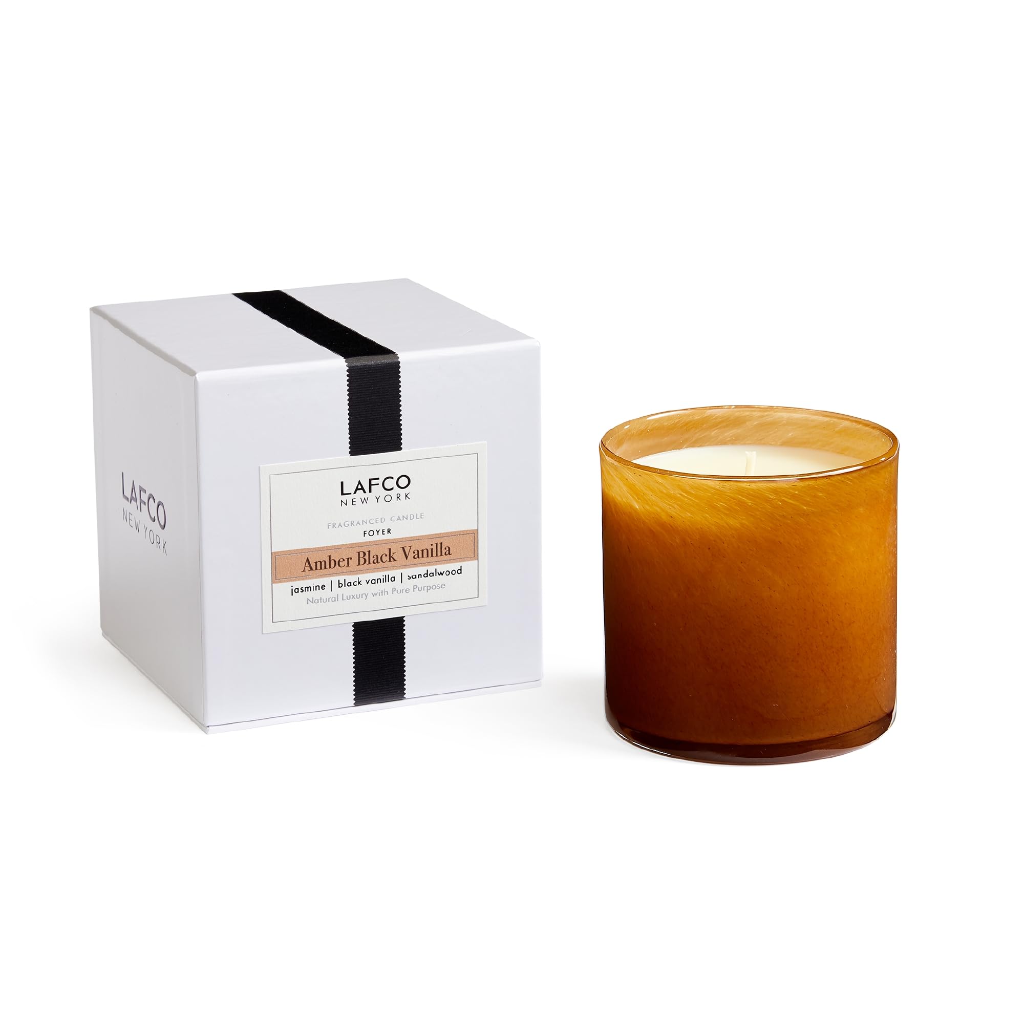 Foto 2 pulgar | Vela Lafco New York Signature Amber Black Vainilla 460 Ml - Venta Internacional.