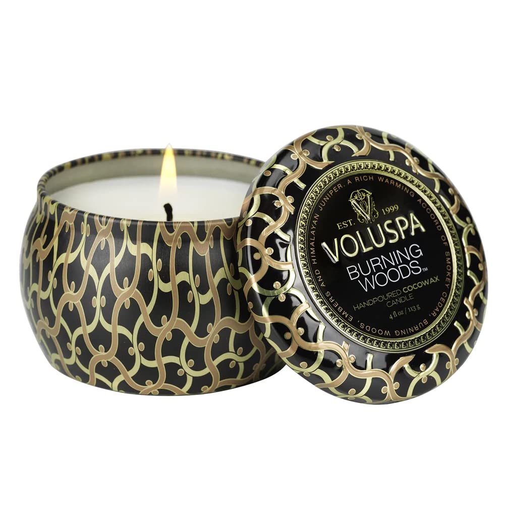 Foto 2 pulgar | Lata Pequeña Candle Voluspa Burning Woods - Venta Internacional.