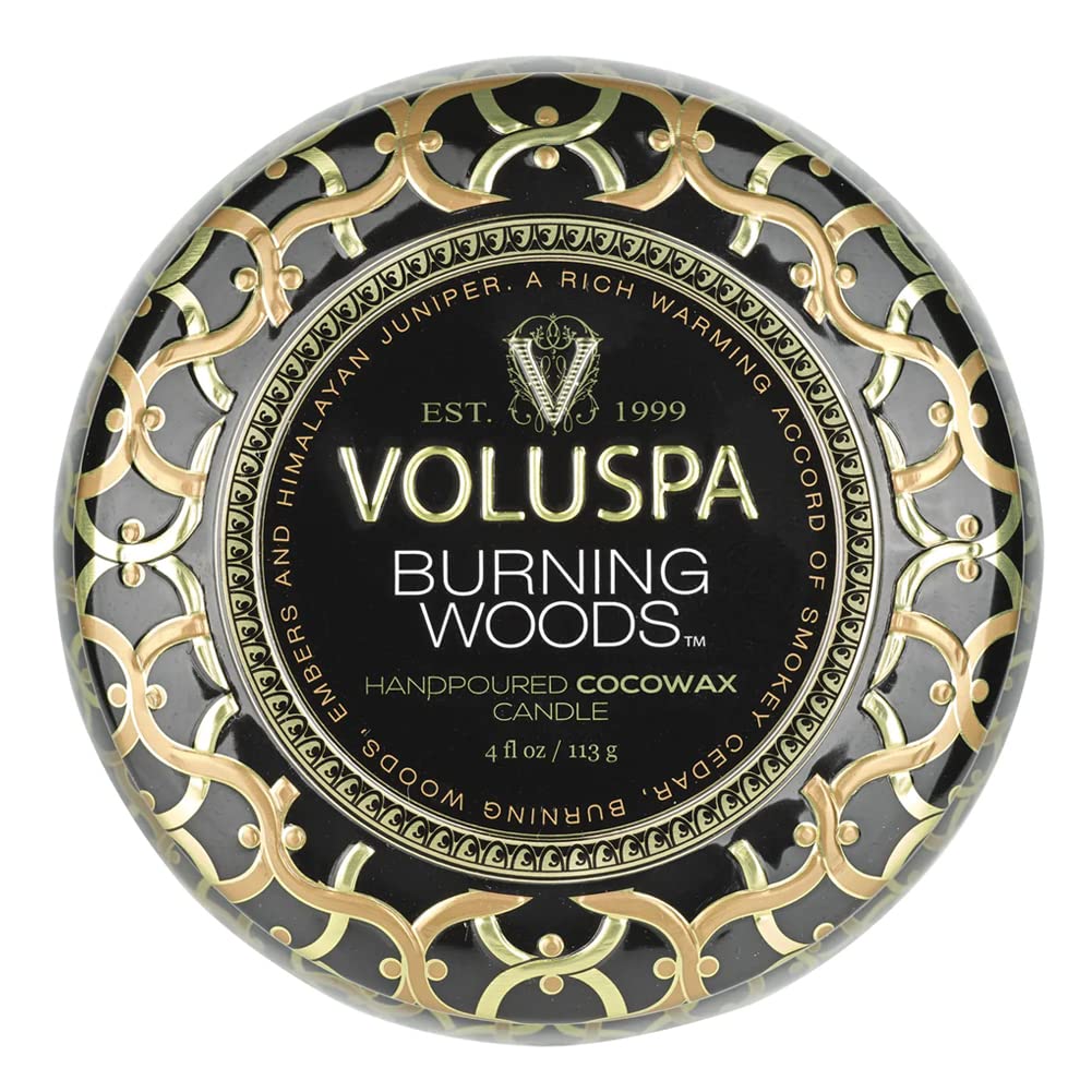 Foto 3 pulgar | Lata Pequeña Candle Voluspa Burning Woods - Venta Internacional.