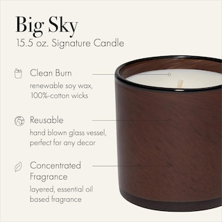 Foto 2 | Vela Lafco New York Big Sky, 460 Ml, Paquete De 2 Unidades, 90 Horas De Combustión - Venta Internacional.