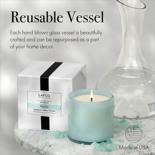 Foto 5 | Vela Lafco New York Marine Scent, 460 Ml, 2 Unidades, 90 Horas De Combustión - Venta Internacional.