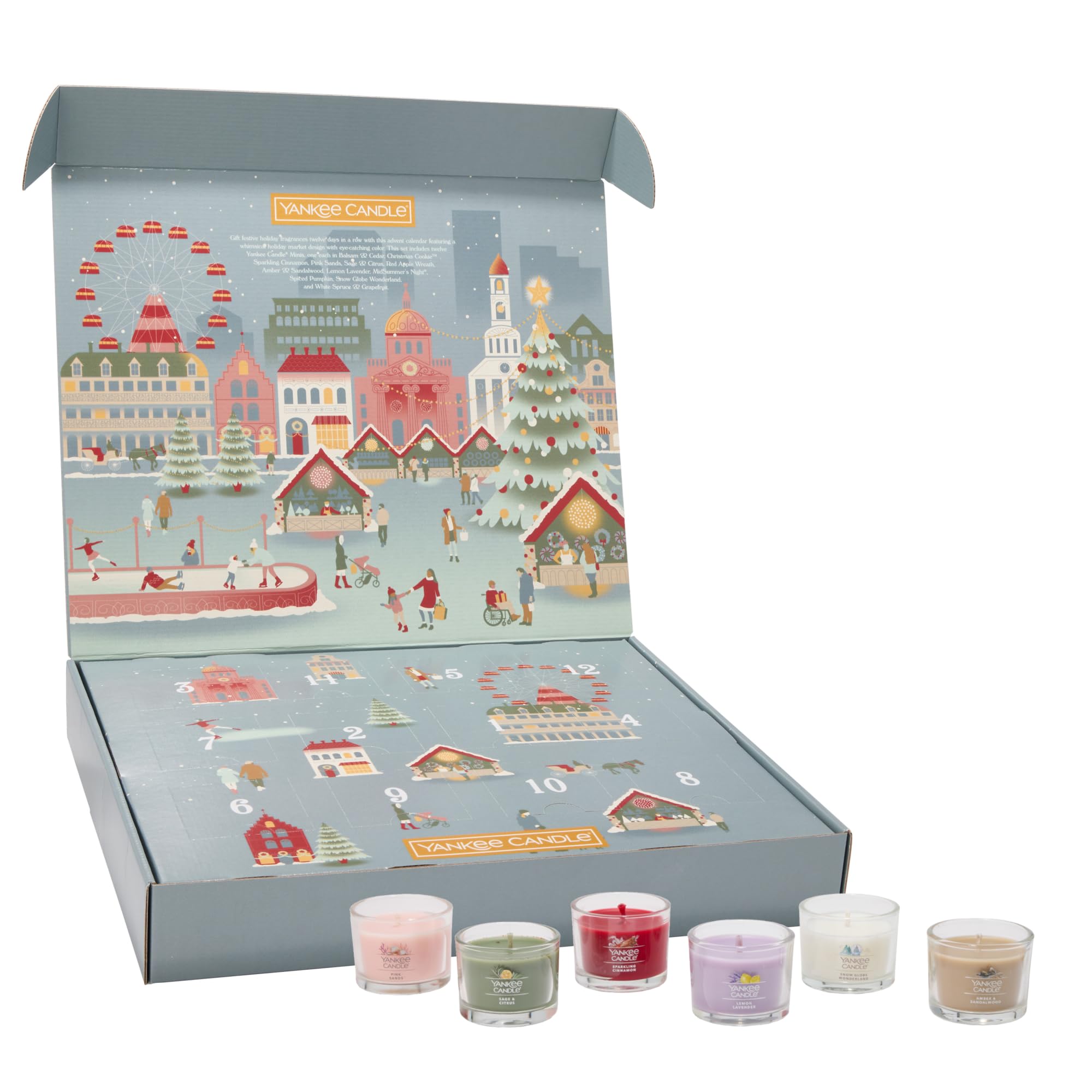 Foto 1 | Candle Yankee Candle Signature Votive Mini 12 Días De Adviento - Venta Internacional.