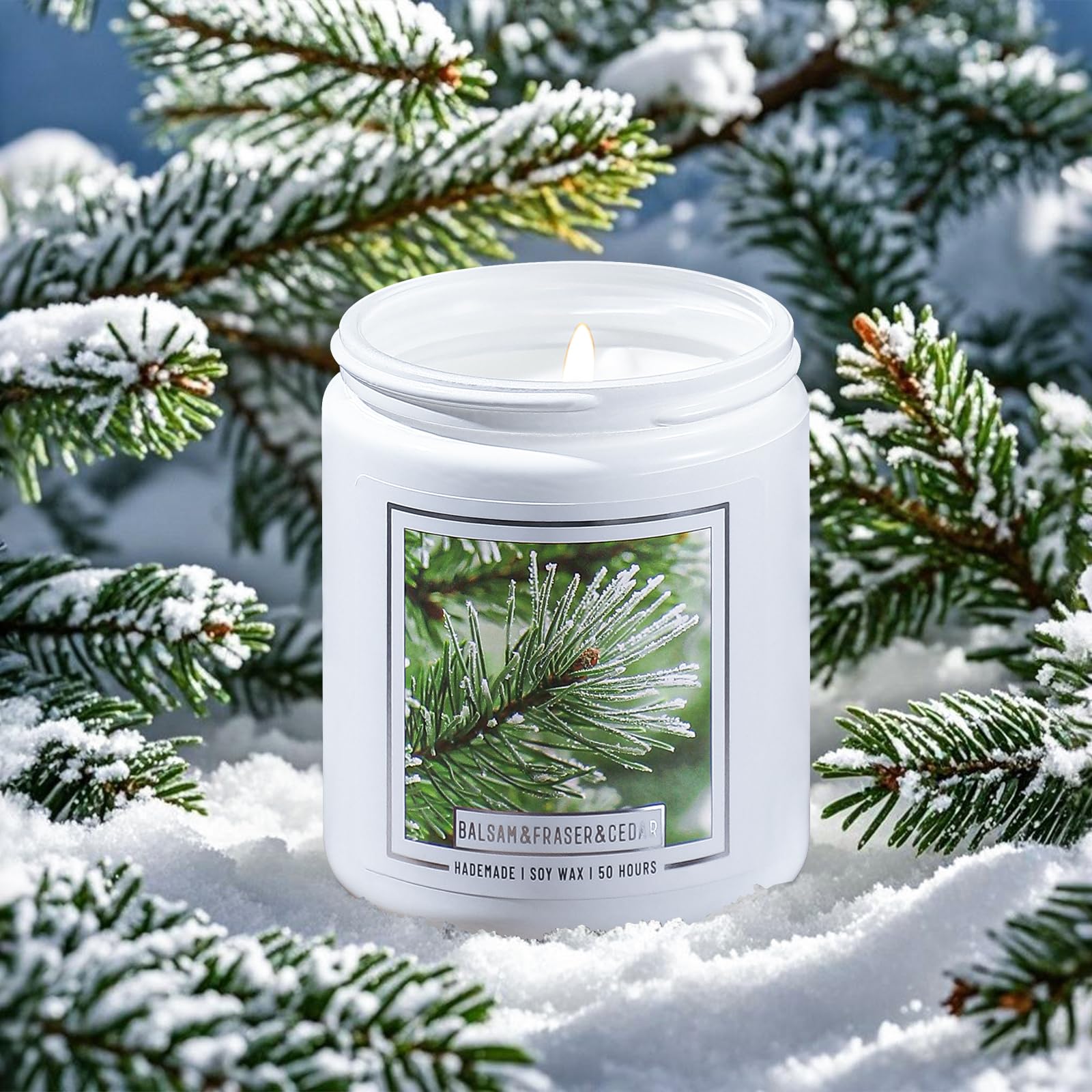 Foto 1 | Bálsamo De Abeto Navideño Con Aroma A Pino De Candle Homsolver, 200 Ml - Venta Internacional.