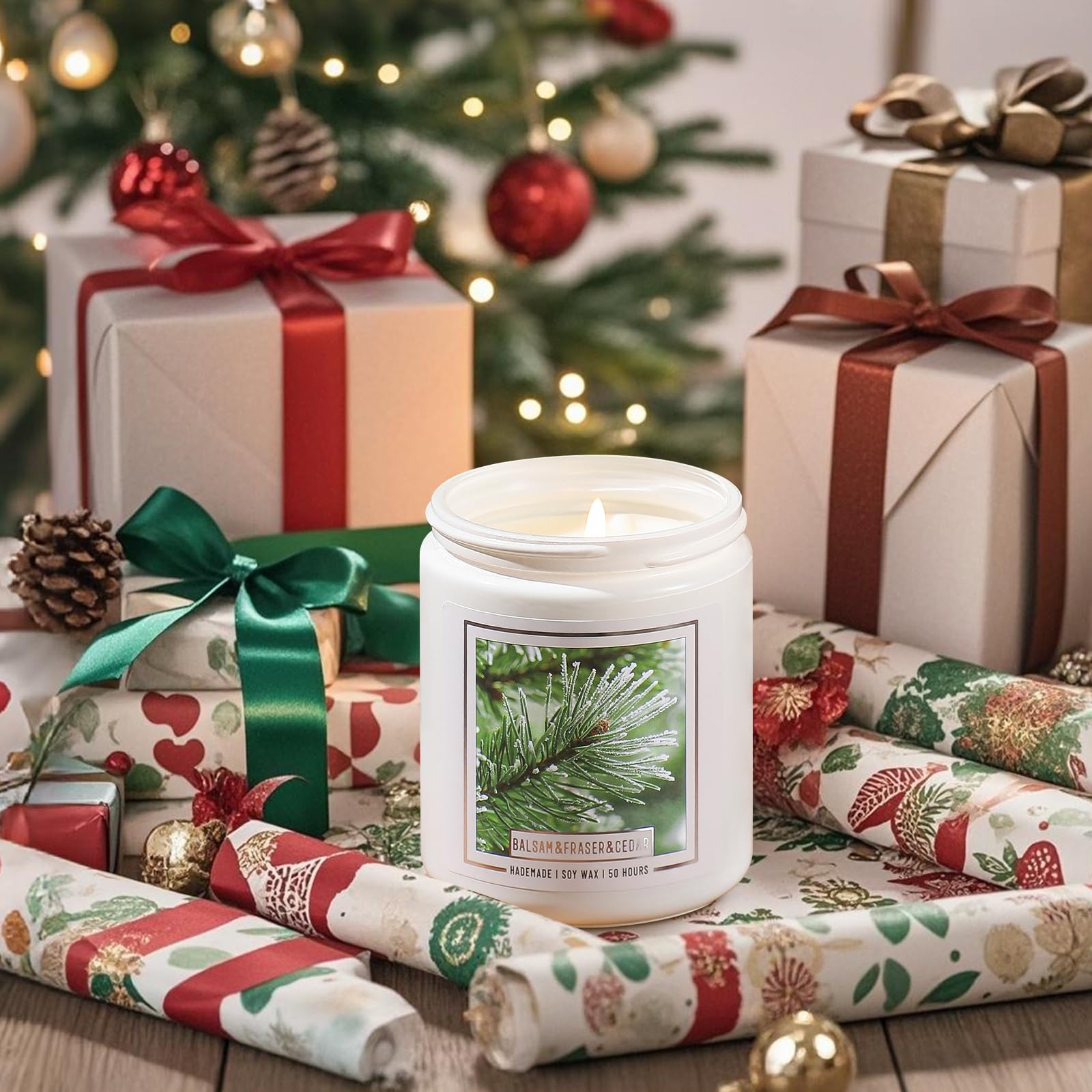 Foto 3 | Bálsamo De Abeto Navideño Con Aroma A Pino De Candle Homsolver, 200 Ml - Venta Internacional.