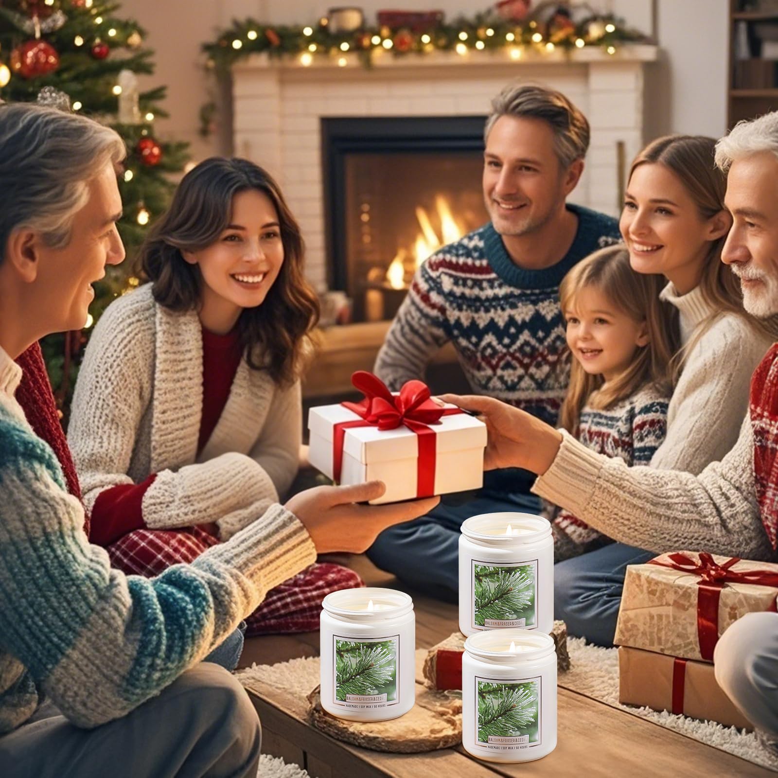 Foto 6 | Bálsamo De Abeto Navideño Con Aroma A Pino De Candle Homsolver, 200 Ml - Venta Internacional.
