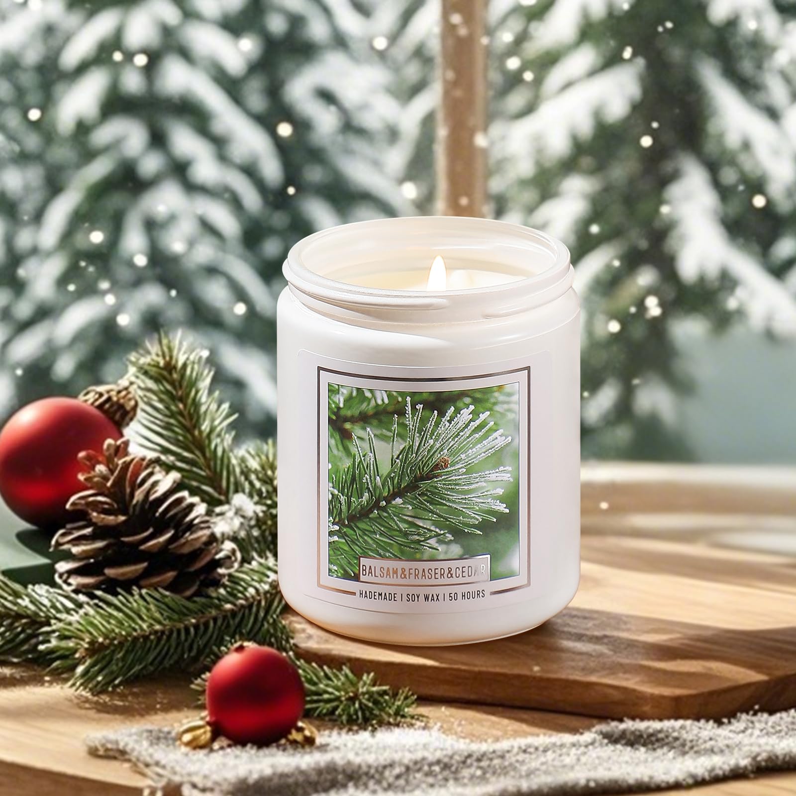 Foto 7 | Bálsamo De Abeto Navideño Con Aroma A Pino De Candle Homsolver, 200 Ml - Venta Internacional.