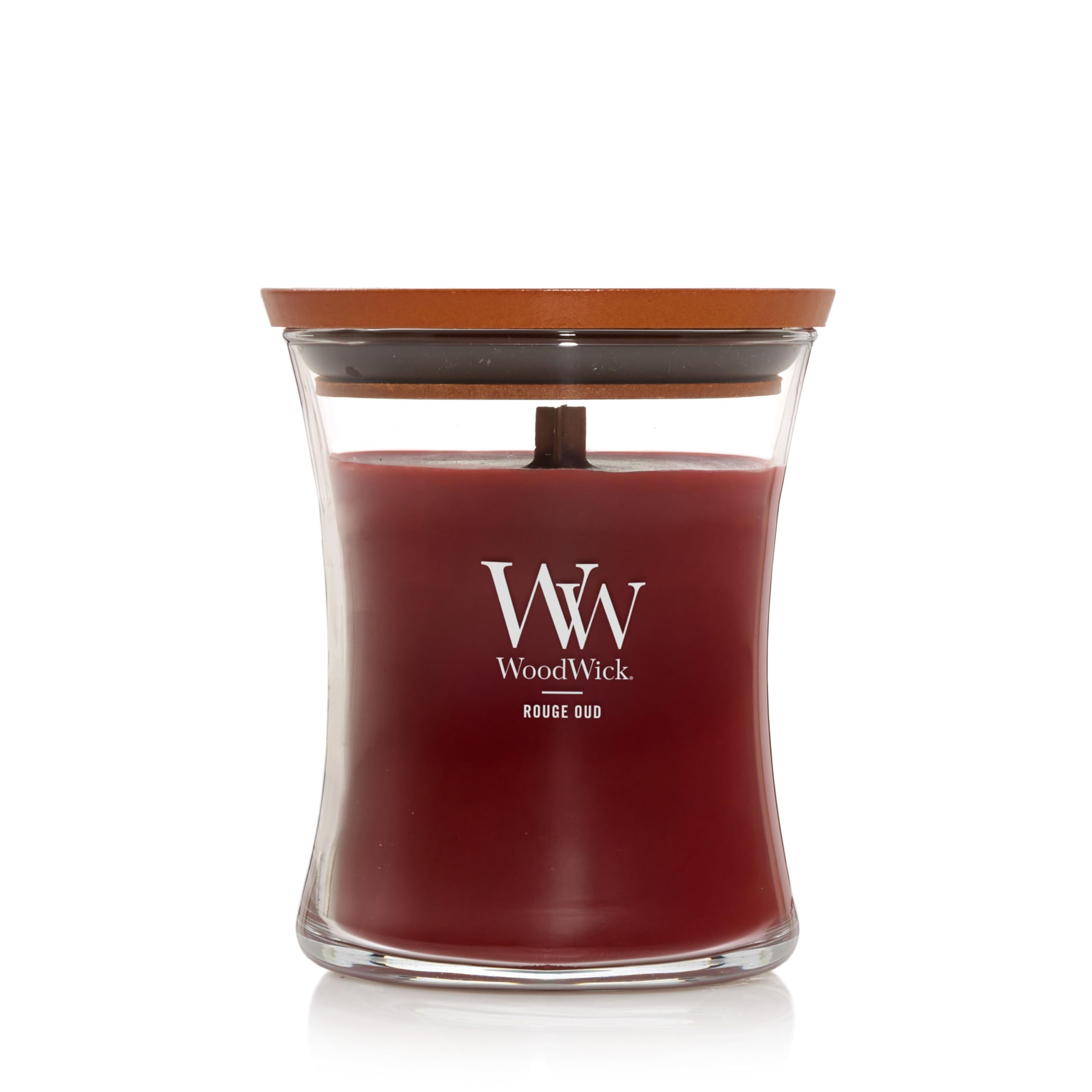 Foto 3 pulgar | Reloj De Arena Candle Woodwick Rouge Oud, Tamaño Mediano, 287 Ml, 65 Horas De Combustión - Venta Internacional.