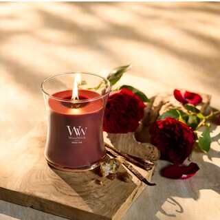 Foto 4 | Reloj De Arena Candle Woodwick Rouge Oud, Tamaño Mediano, 287 Ml, 65 Horas De Combustión - Venta Internacional.