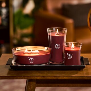 Foto 6 | Reloj De Arena Candle Woodwick Rouge Oud, Tamaño Mediano, 287 Ml, 65 Horas De Combustión - Venta Internacional.