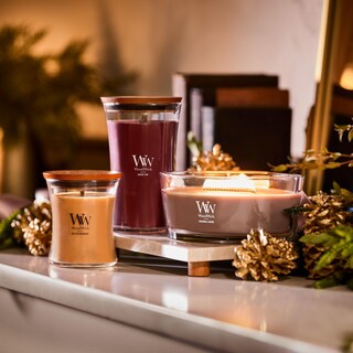 Foto 7 | Reloj De Arena Candle Woodwick Rouge Oud, Tamaño Mediano, 287 Ml, 65 Horas De Combustión - Venta Internacional.