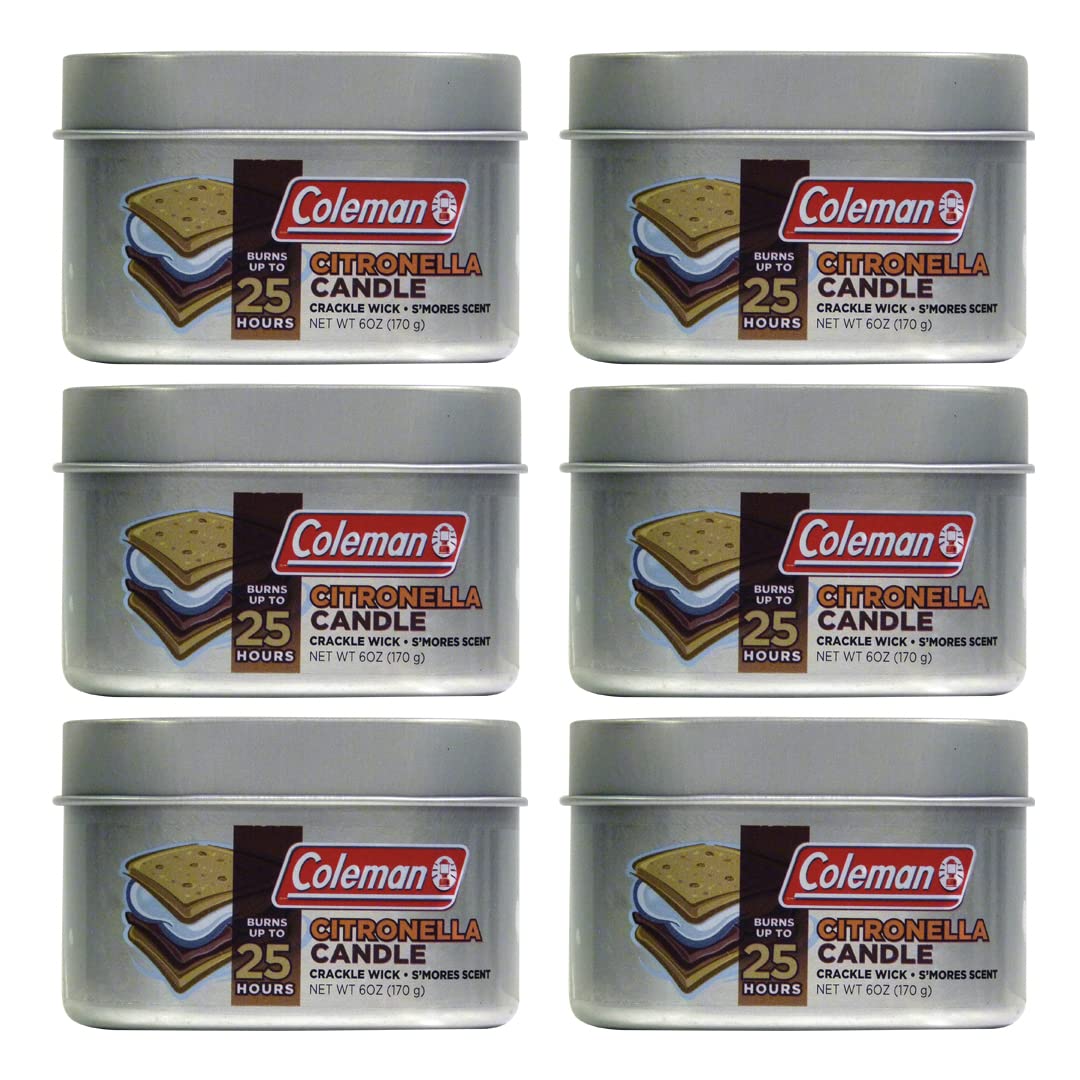 Foto 1 | Vela Coleman Con Aroma A Citronela Para Exteriores, 175 Ml, Paquete De 6 - Venta Internacional.
