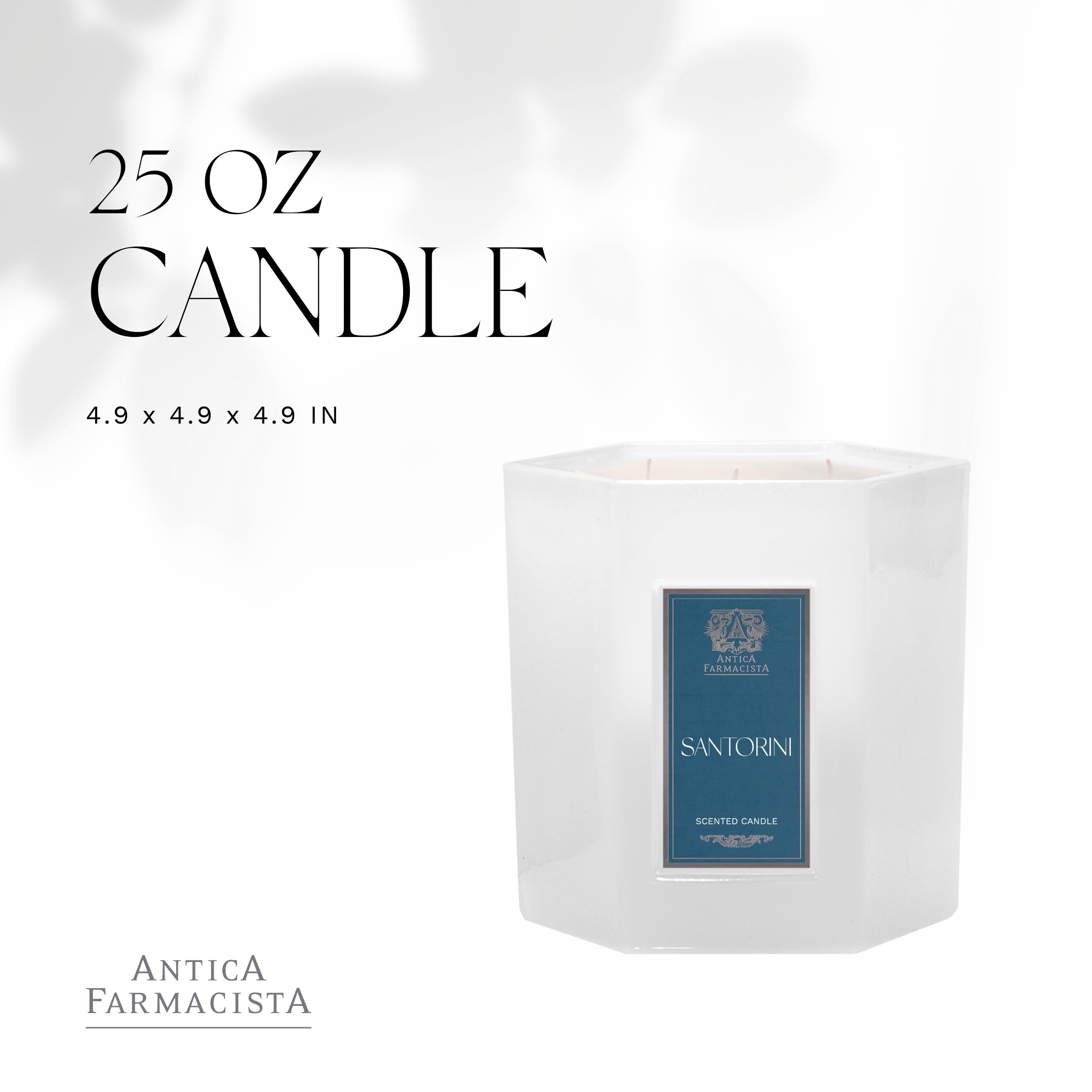 Foto 2 | Vela Aromática Antica Farmacista de Gran Tamaño 3 Mechas Santorini - Venta Internacional