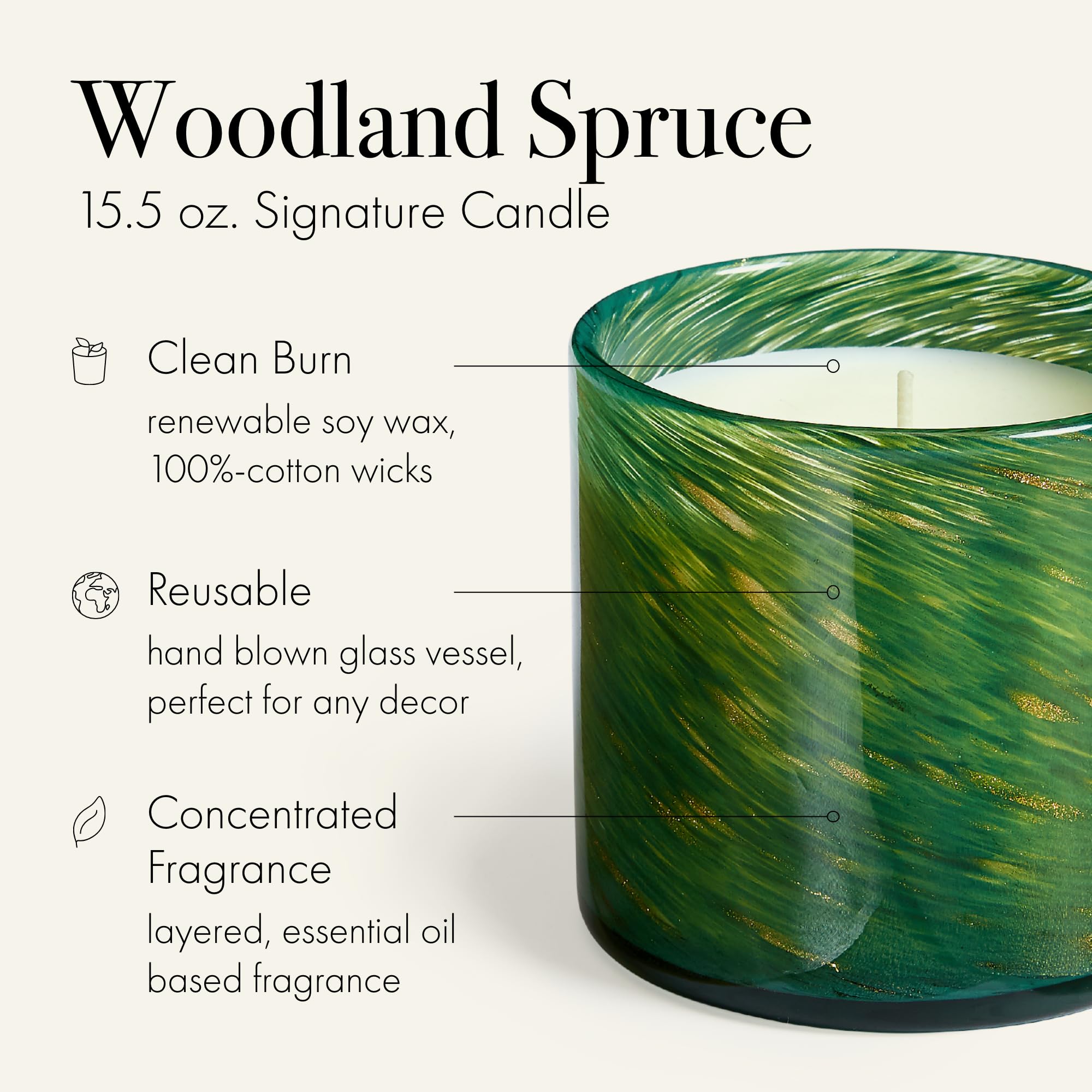 Foto 3 pulgar | Vela Lafco New York Woodland Spruce, 460 Ml, 90 Horas De Combustión - Venta Internacional.