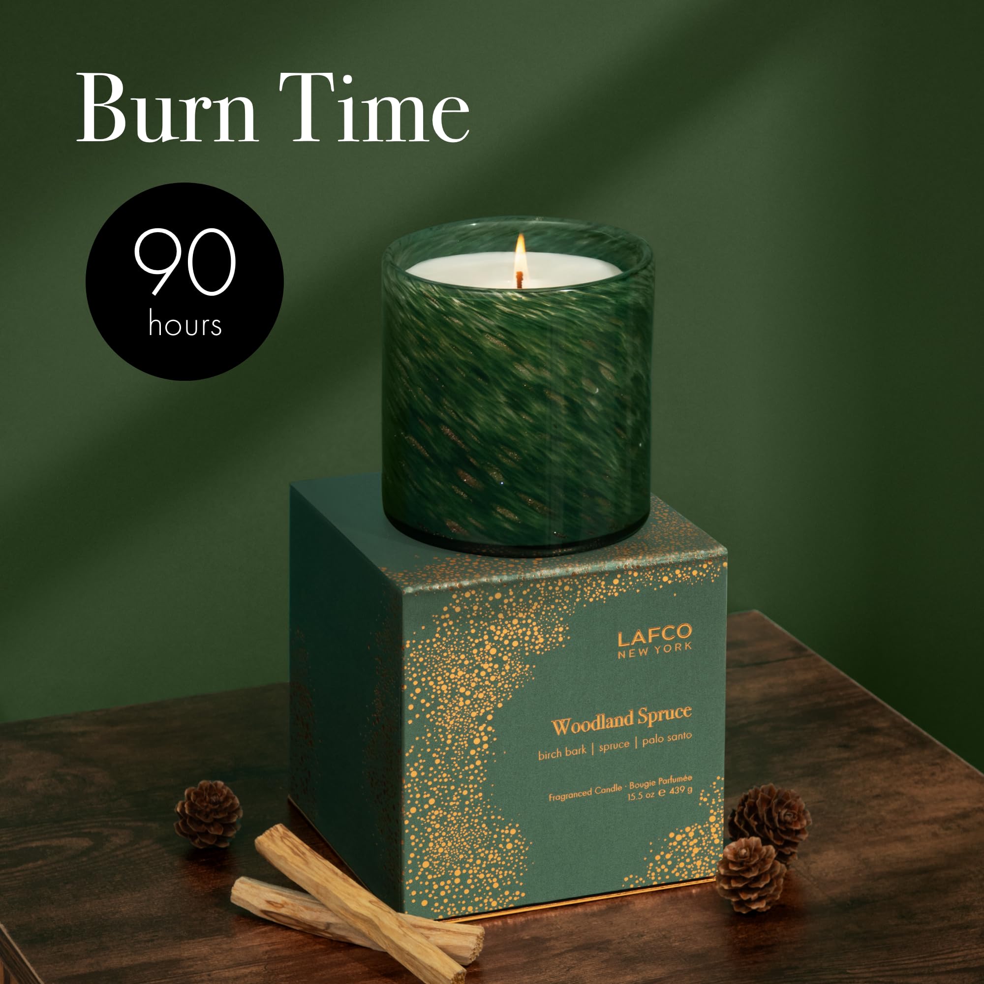 Foto 5 pulgar | Vela Lafco New York Woodland Spruce, 460 Ml, 90 Horas De Combustión - Venta Internacional.