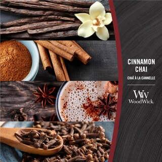 Foto 2 | Vela Aromática Woodwick, Tamaño Mediano, Con Forma De Reloj De Arena, Canela - Venta Internacional.