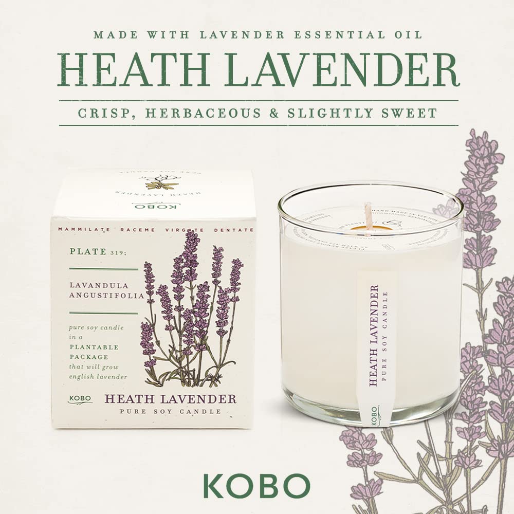 Foto 3 pulgar | Cela Kobo Heath Lavanda, 265 Ml, Cera De Soja 100% Pura, 60 Horas De Combustión - Venta Internacional.