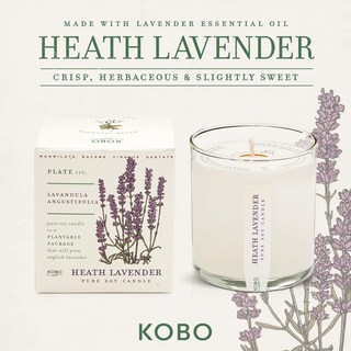 Foto 2 | Cela Kobo Heath Lavanda, 265 Ml, Cera De Soja 100% Pura, 60 Horas De Combustión - Venta Internacional.