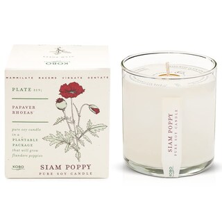 Foto 1 | Vela Aromática Kobo Siam Poppy 265 Ml Con Caja Para Plantar - Venta Internacional.