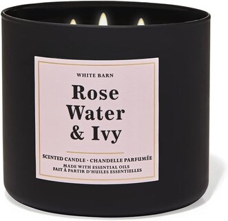 Foto 1 | Agua De Rosas Candle Bath And Body Works White Barn, 3 Mechas, 430 Ml - Venta Internacional.