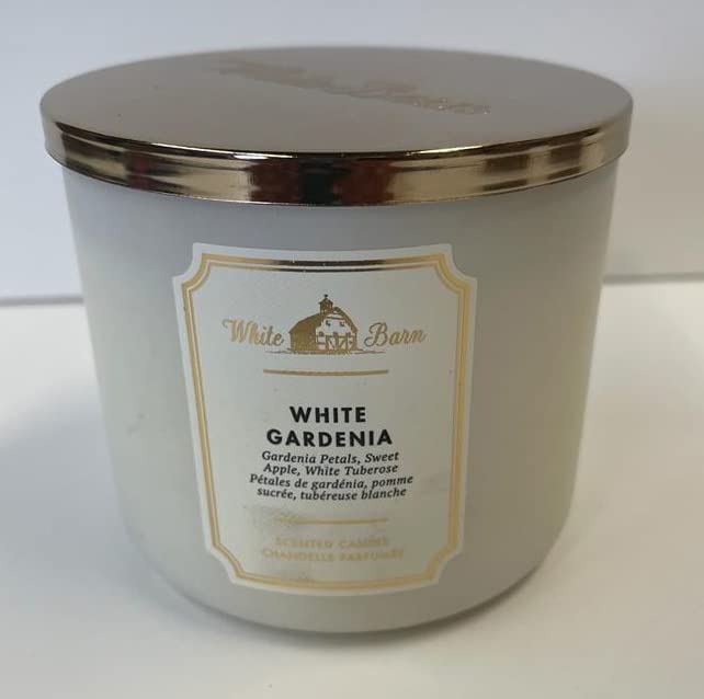 Foto 5 pulgar | Candle Bath And Body Works White Barn, 3 Mechas, 430 Ml, Gardenia Blanca - Venta Internacional.
