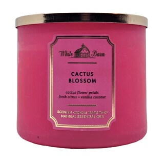 Foto 2 | Candle Bath & Body Works White Barn, 3 Mechas, Flor De Cactus, 430 Ml - Venta Internacional.