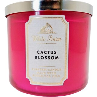 Foto 3 | Candle Bath & Body Works White Barn, 3 Mechas, Flor De Cactus, 430 Ml - Venta Internacional.