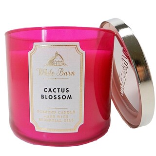 Foto 5 | Candle Bath & Body Works White Barn, 3 Mechas, Flor De Cactus, 430 Ml - Venta Internacional.