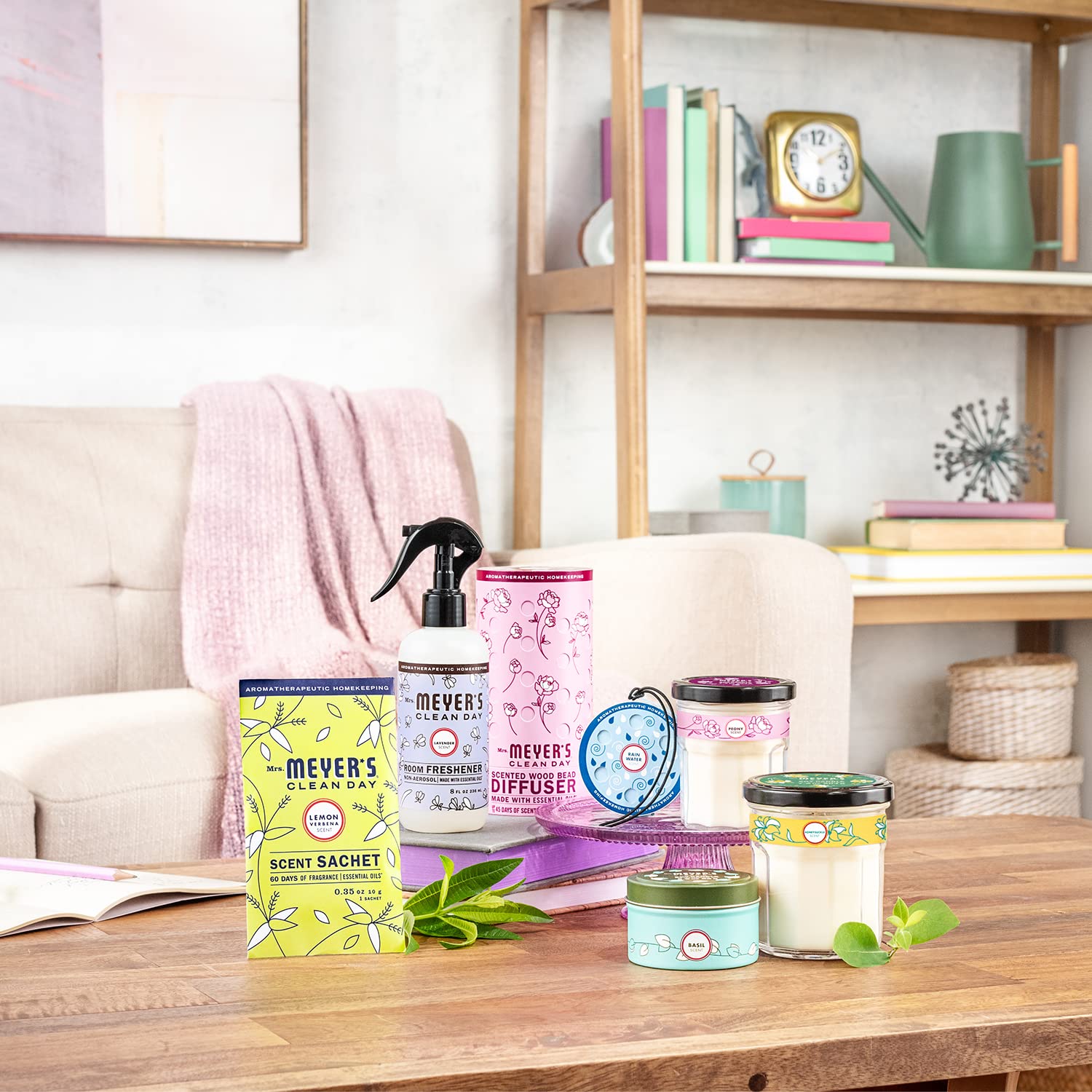 Foto 4 pulgar | Candle Mrs. Meyer's Clean Day Agua De Lluvia Con Aromaterapia De Soja, 210 Ml - Venta Internacional.