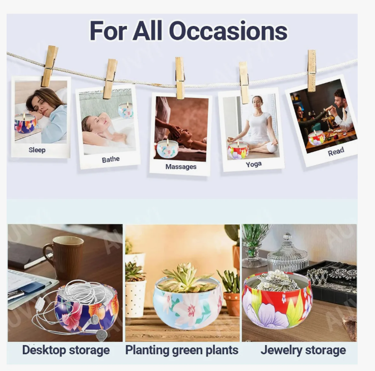 Foto 3 | 16 Pcs Velas Aromáticas Xtellar Jaspeadas Cera De Soja Perfumada