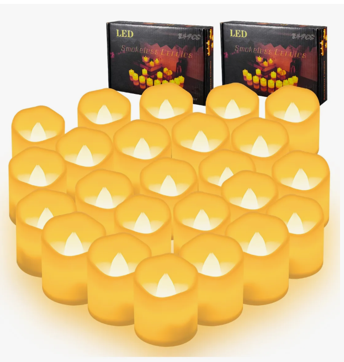 Foto 2 pulgar | Vela Eléctrica Xtellar Led Luces para Decorar sin Llama Impermeable 48 piezas
