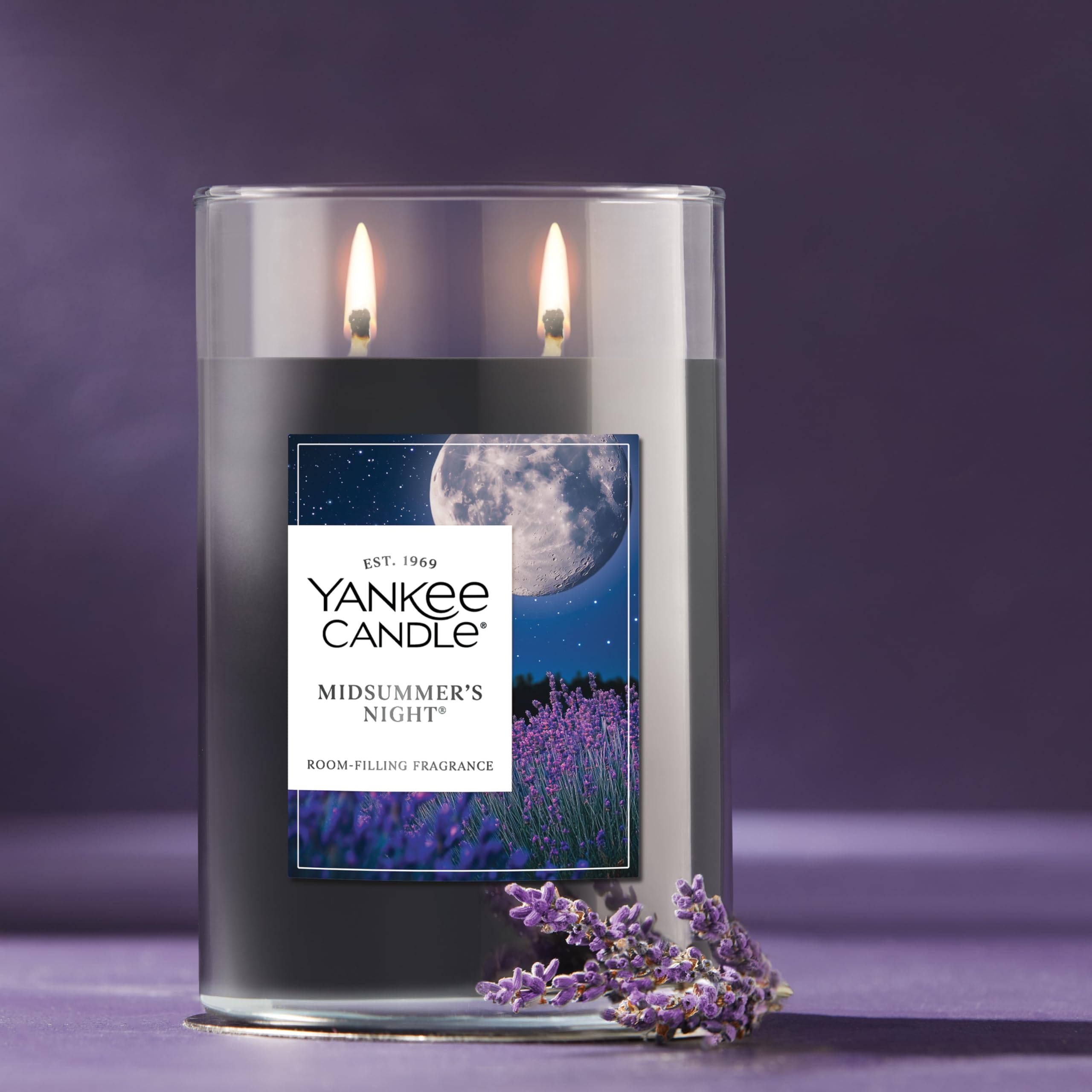 Foto 5 pulgar | Vaso Grande De Scented Candle Yankee Candle  590 Ml  Noche De Verano - Venta Internacional.