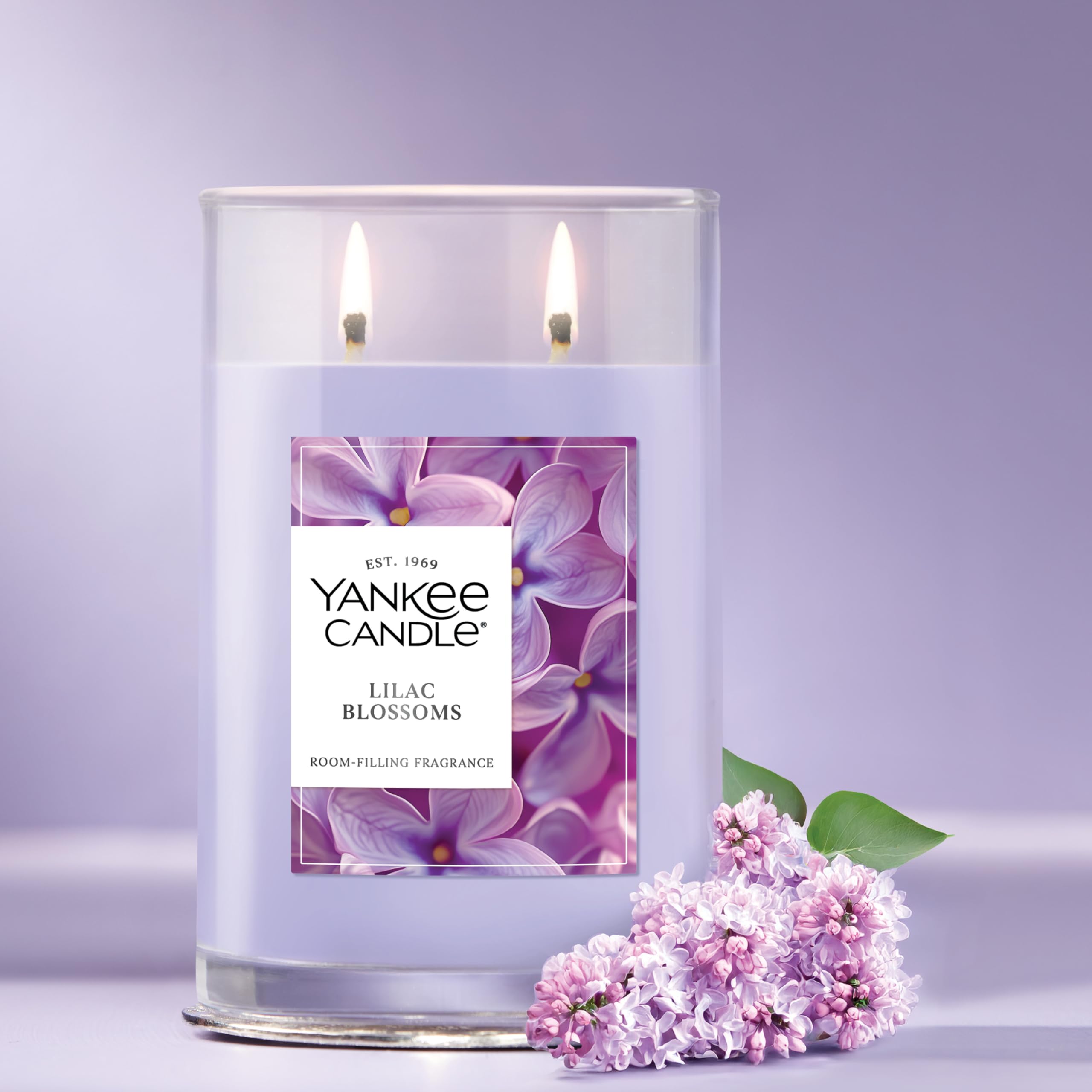 Foto 5 pulgar | Vela Perfumada Yankee Candle Lilac Blossoms 600 Ml - Venta Internacional.