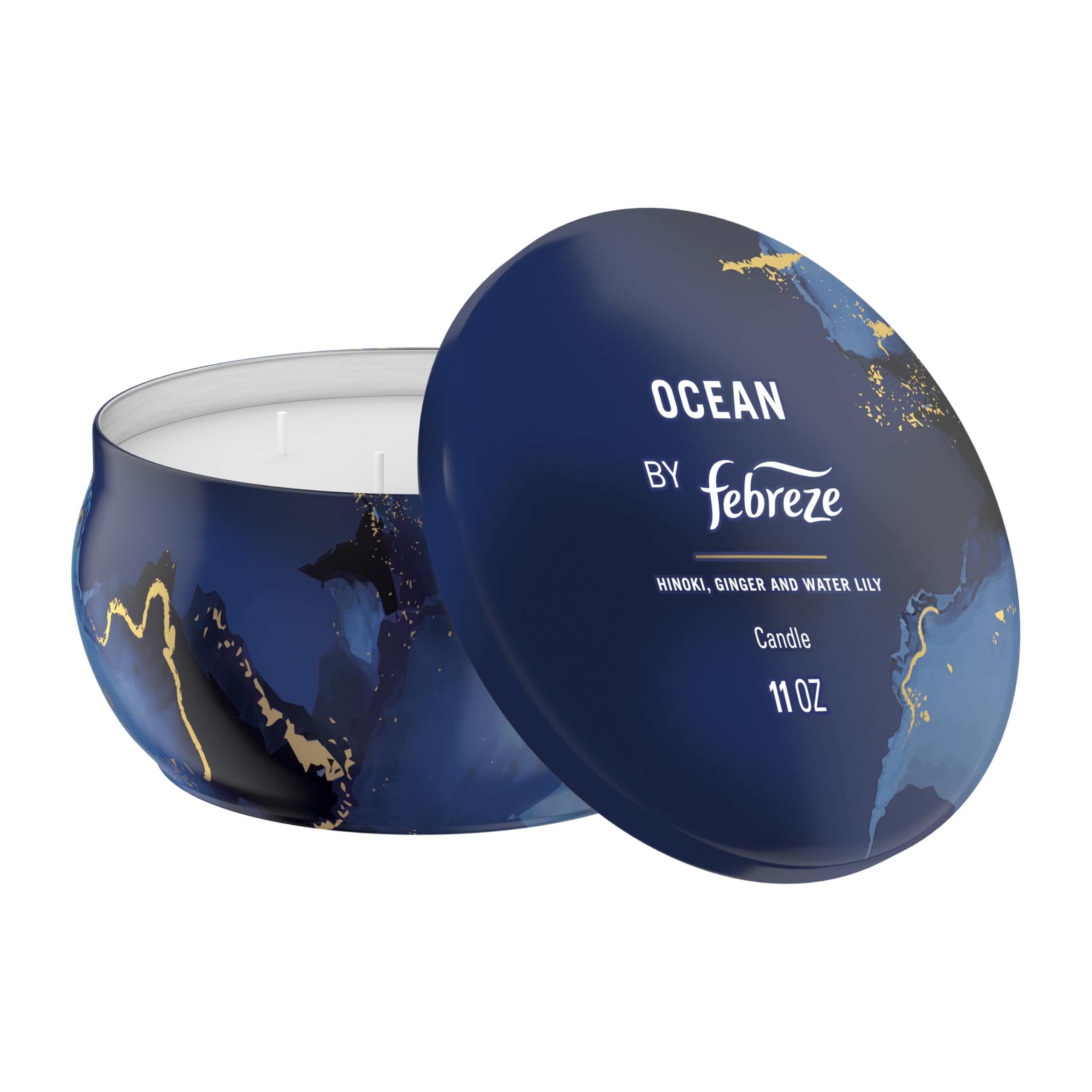 Foto 2 pulgar | Vela Febreze Ocean Scent  325 Ml  4 Mechas  1 Paquete - Venta Internacional.
