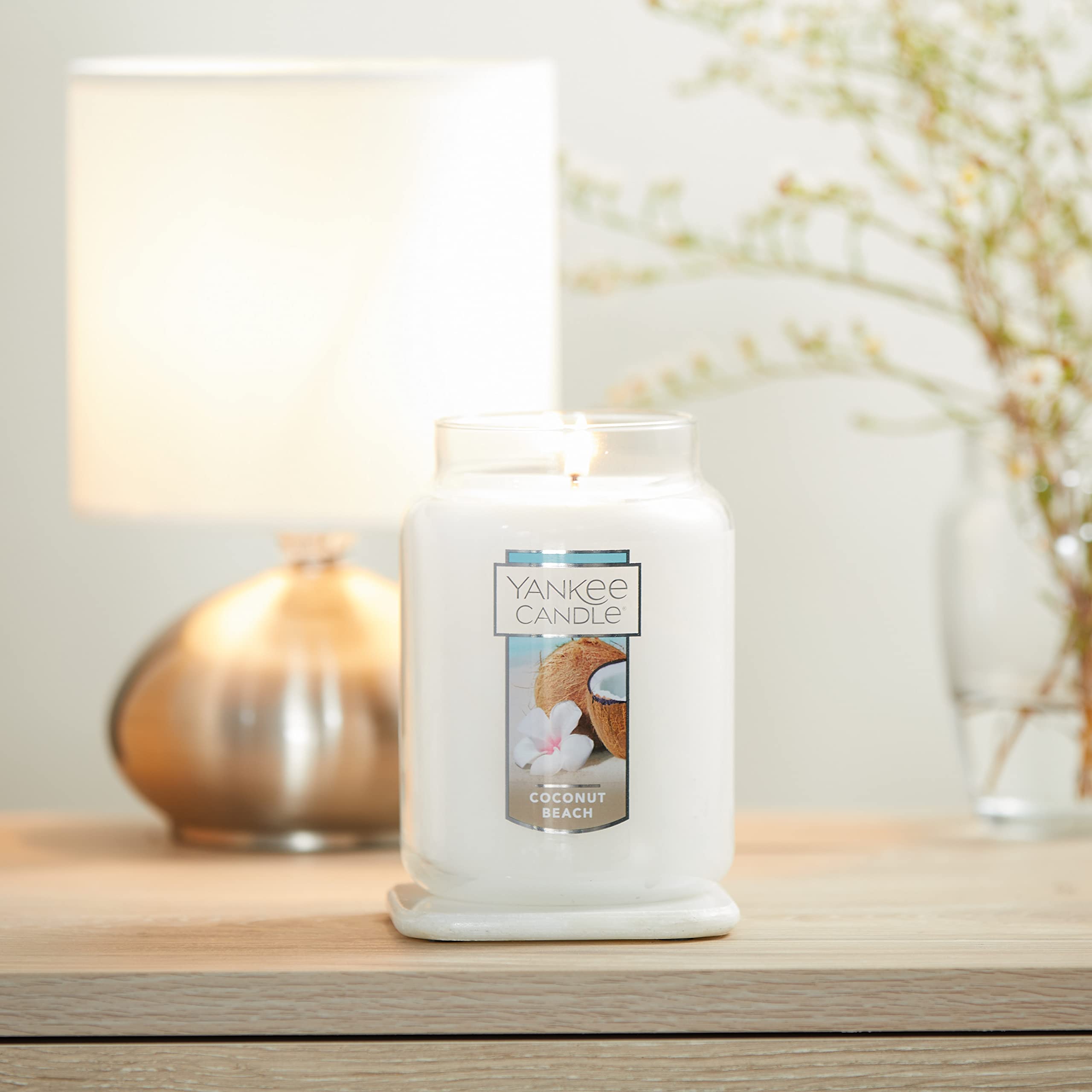 Foto 4 pulgar | Candle Yankee Candle Con Aroma A Coco Y Playa  650 Ml - Venta Internacional.