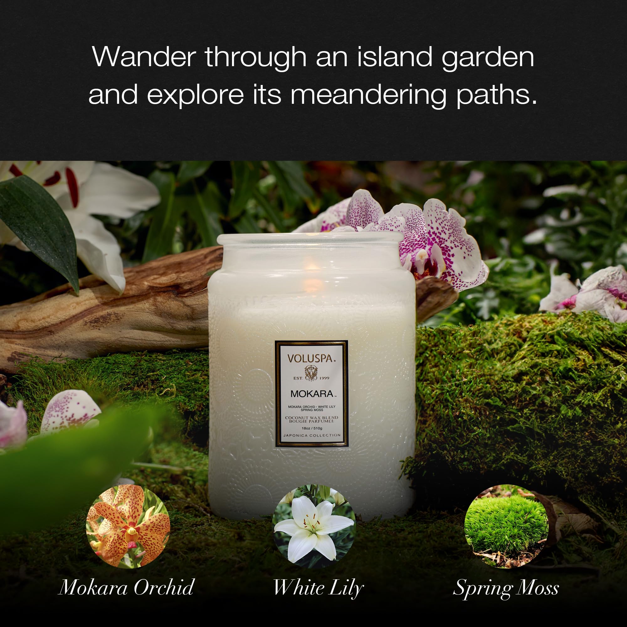 Foto 4 pulgar | Cera De Coco Aromática Candle Voluspa Mokara  530 Ml  100 H  Quemada - Venta Internacional.