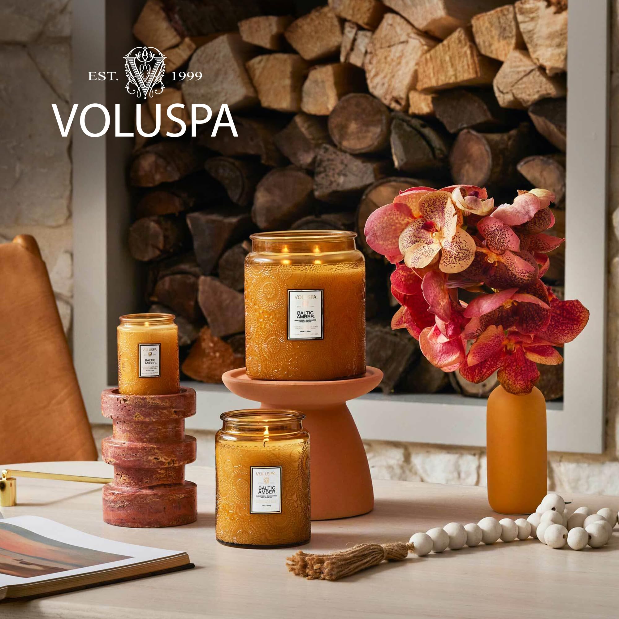 Foto 6 pulgar | Cera De Coco Candle Voluspa Baltic Amber  532 Ml  100 H  Quemada  Ee. Uu. - Venta Internacional.