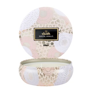 Foto 1 | Cera De Coco Candle Voluspa Santal Vanille Lata De 3 Mechas 355 Ml - Venta Internacional.
