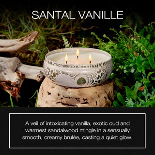 Foto 2 | Cera De Coco Candle Voluspa Santal Vanille Lata De 3 Mechas 355 Ml - Venta Internacional.