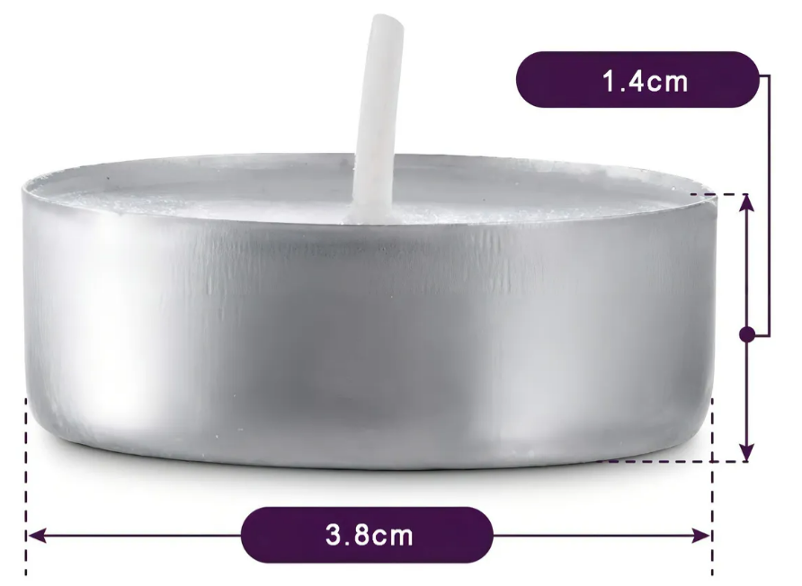 Foto 4 pulgar | Xtellar Set De 100 Velas Tealight Flotantes De Lujo Sin Aroma  Ideal Para Ambientes Sofisticados Y Elegantes