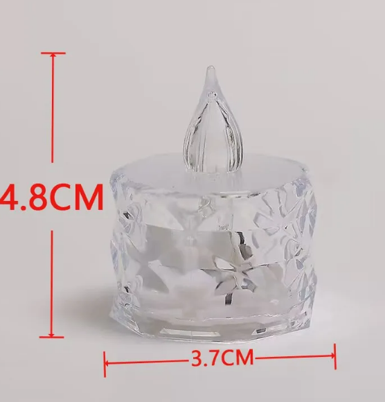 Foto 5 pulgar | Set Xtellar De 48 Velas Led De Cristal  Iluminación Romántica Y Segura Para Todas Tus Celebraciones